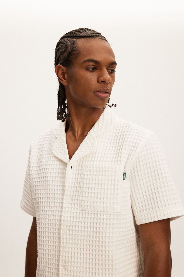 Kuwalla-Tee Heavy Waffle Shirt - White