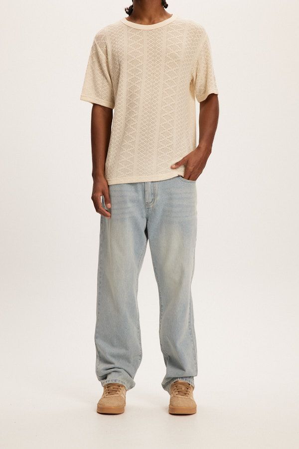 Kuwalla-Tee Baggy Denim - Light Blue