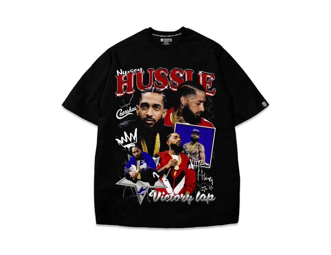 Nipsey Hussle Tee Black