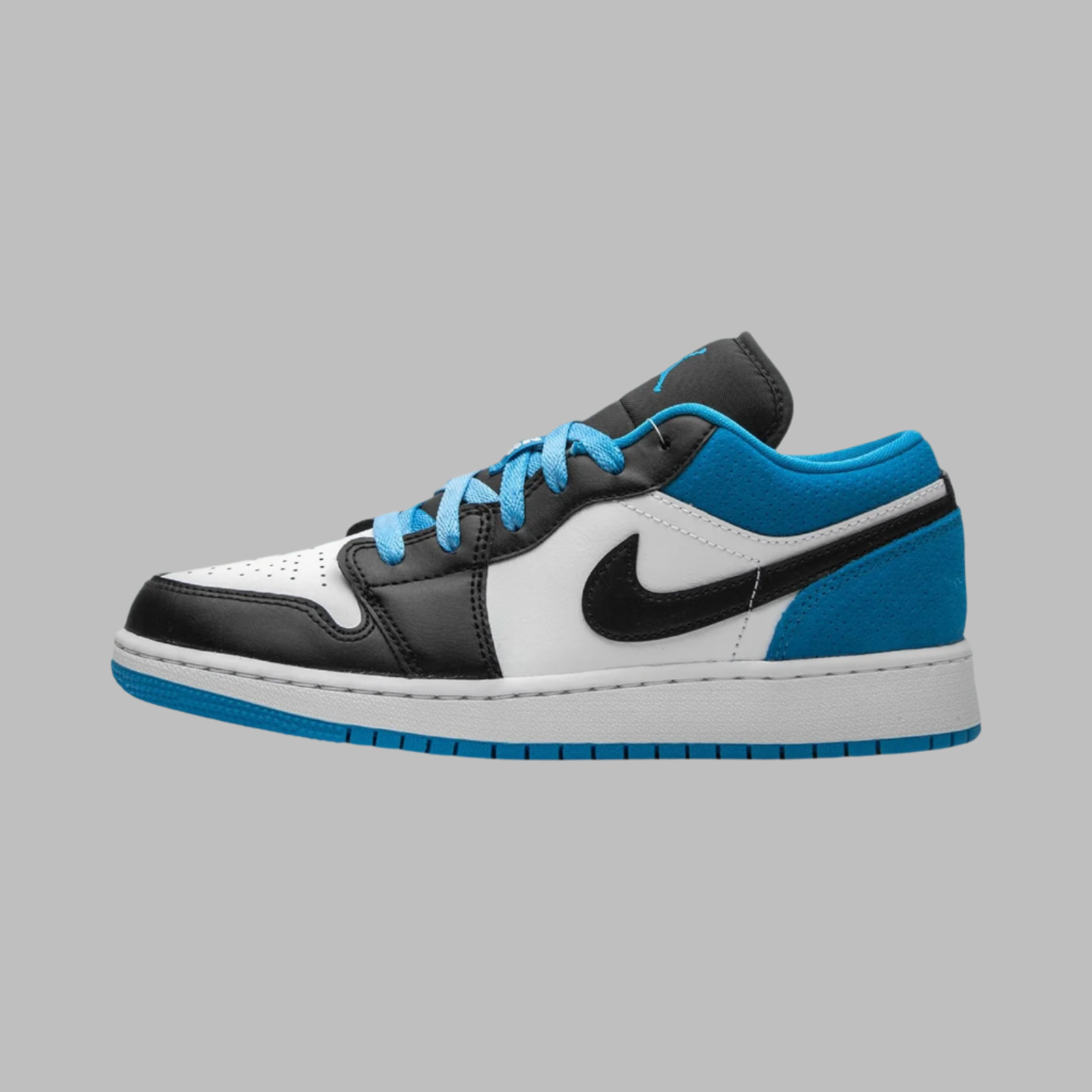 Air Jordan 1 Low SE (GS) Laser Blue -White