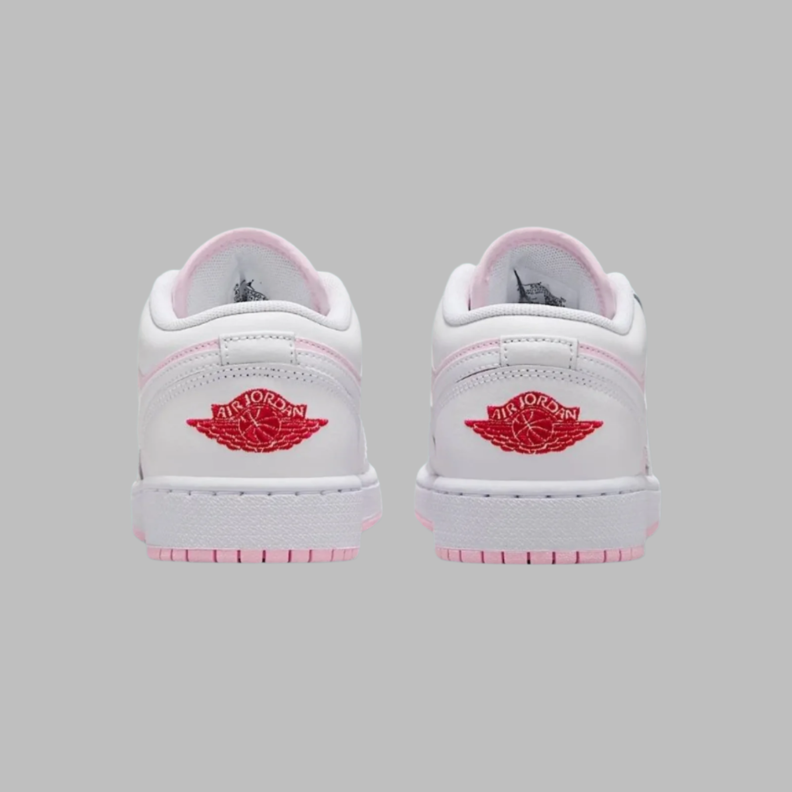 Jordan 1 Low Pink Foam Fire Red GS