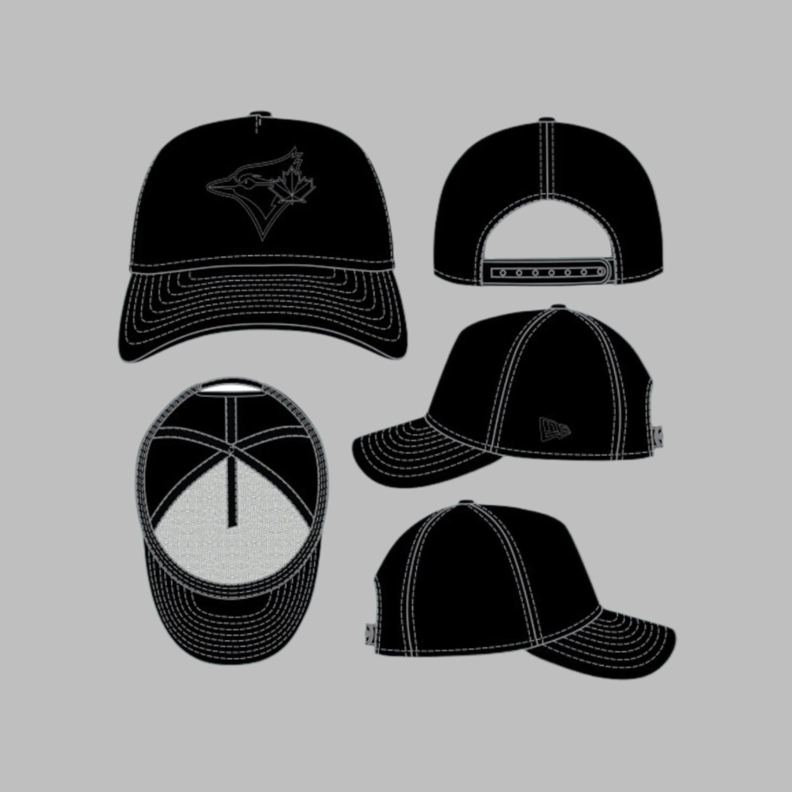 New Era 9FORTY LA Black