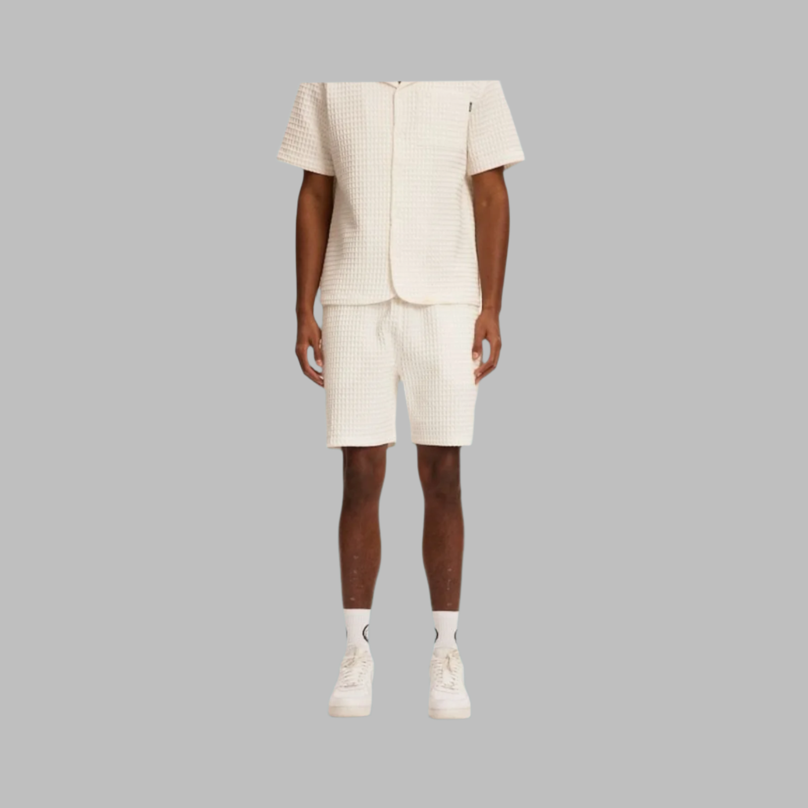 Kuwalla-Tee Heavy Waffle Shorts - White